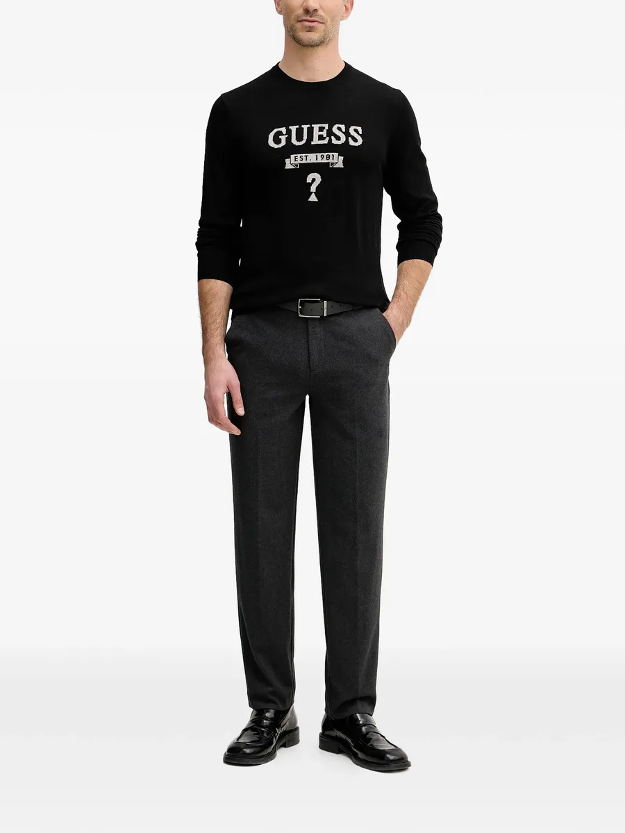 crew neck long-sleeve sweater 3