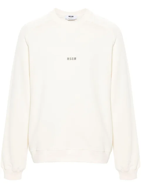 logo-print cotton sweatshirt