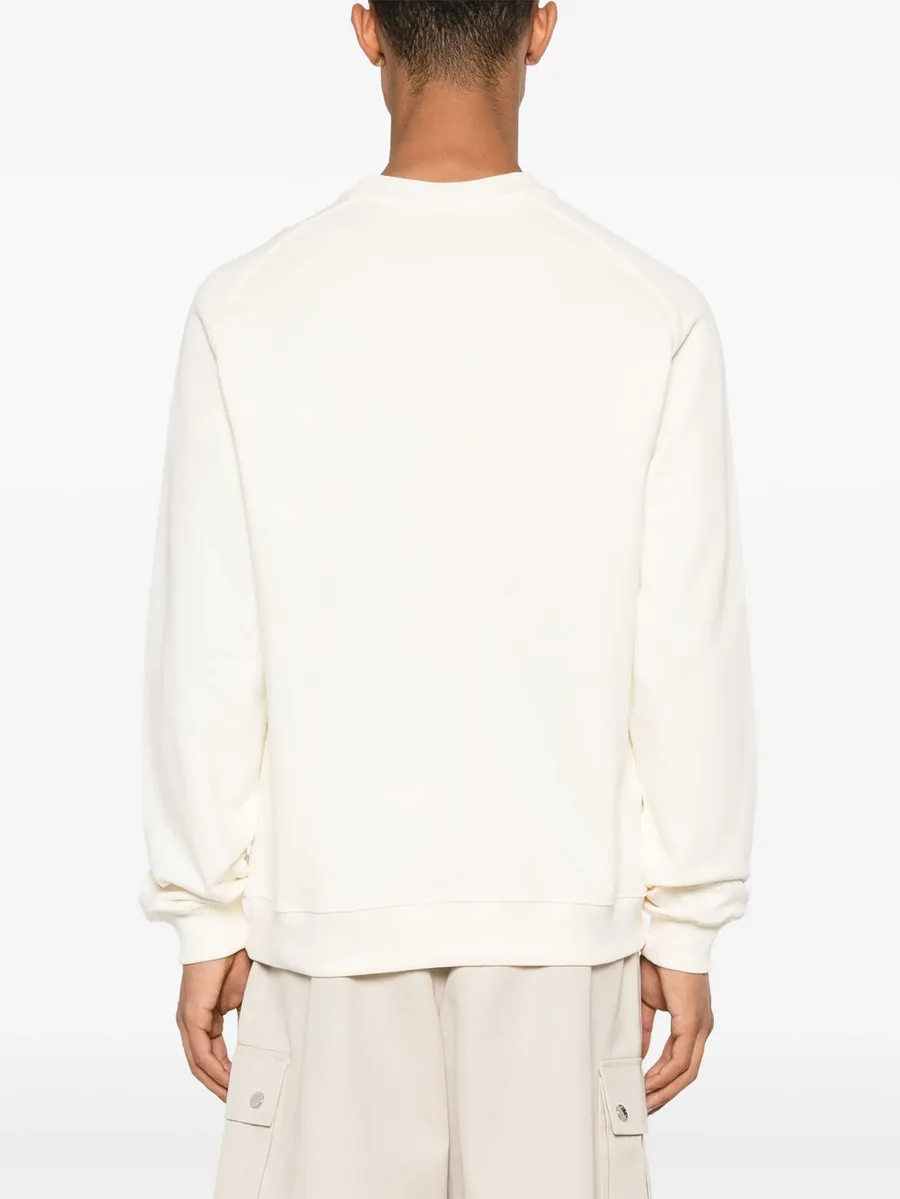 logo-print cotton sweatshirt 8