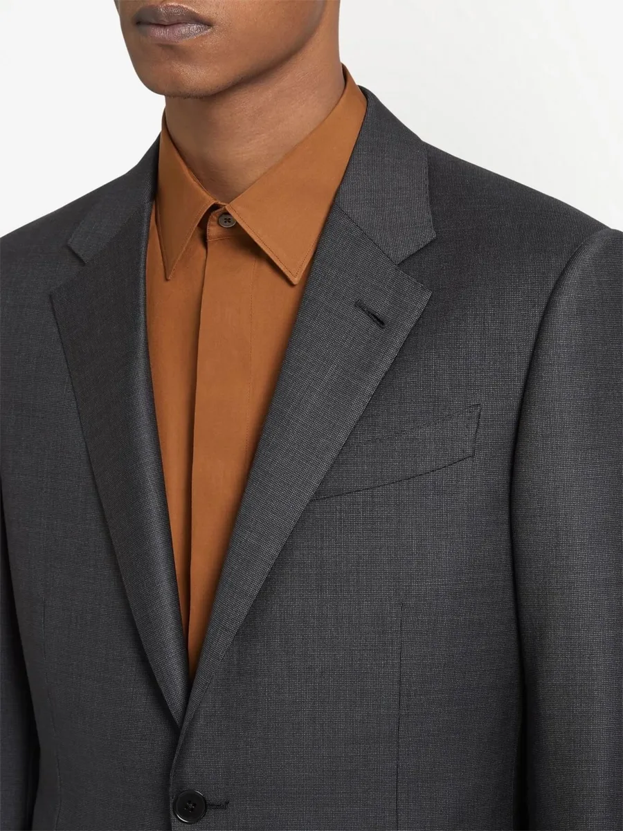 Trofeo single-breasted wool suit 9