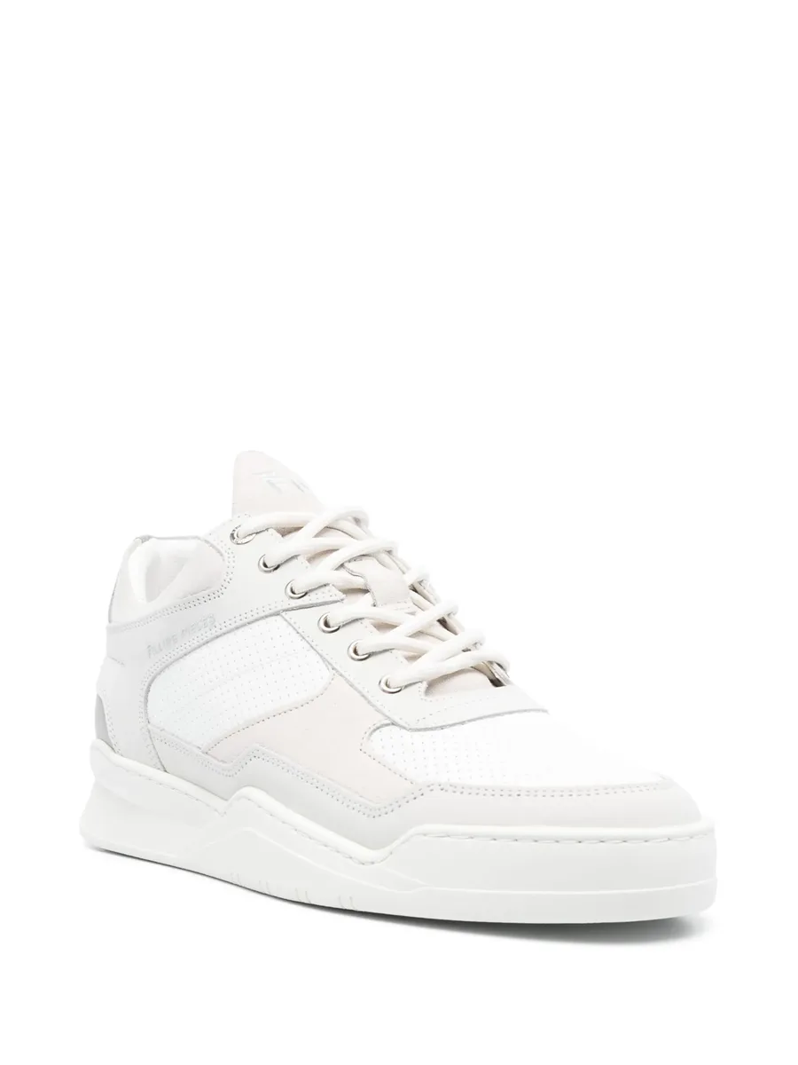 panelled low-top sneakers 3