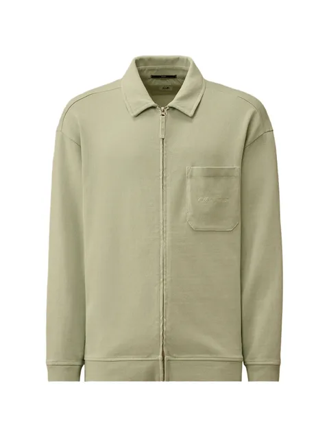 Combed Jersey 10/2 boxy zip sweatshirt