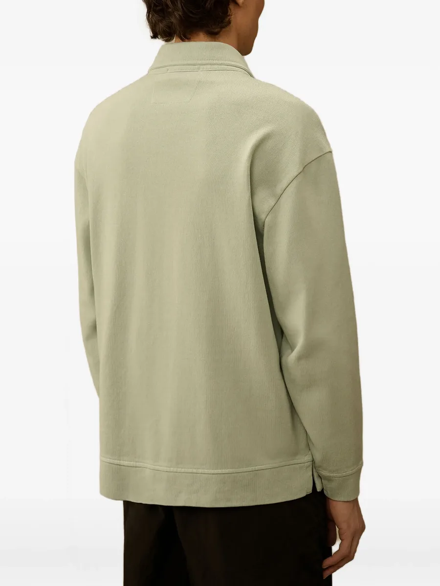 Combed Jersey 10/2 boxy zip sweatshirt 7