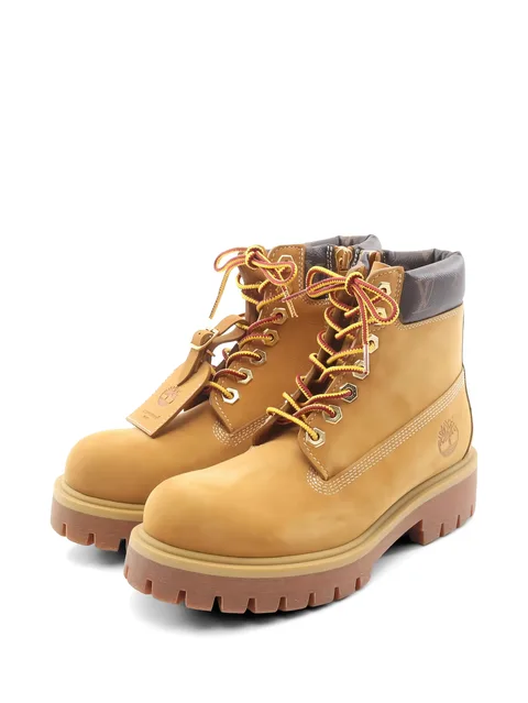 кожаные ботинки из коллаборации с Timberland (2024 год)
