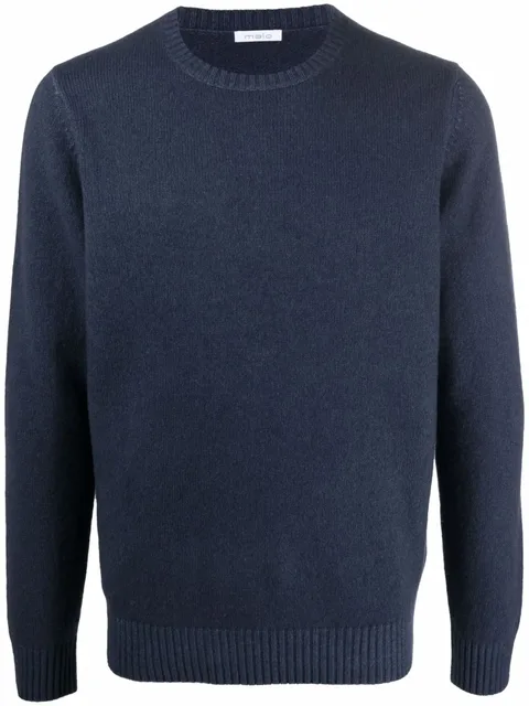 crew-neck cashmere jumper