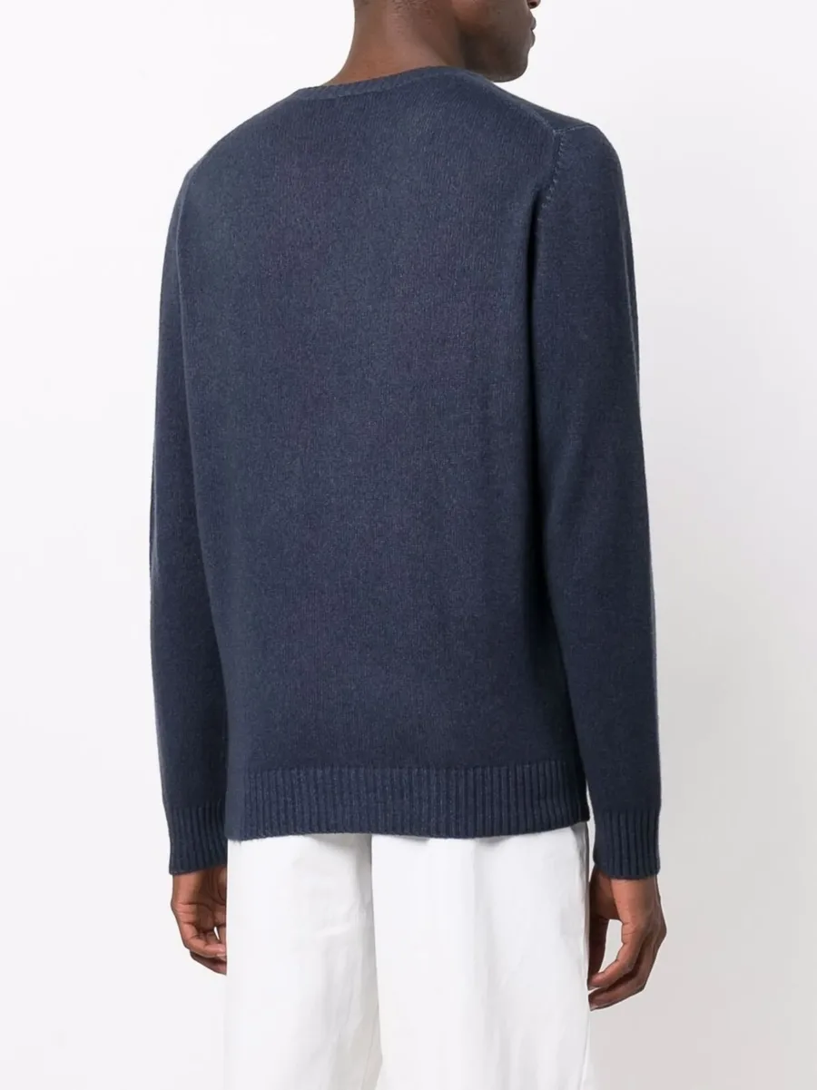 crew-neck cashmere jumper 8