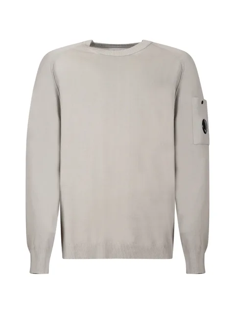 patch-pocket long-sleeved sweater