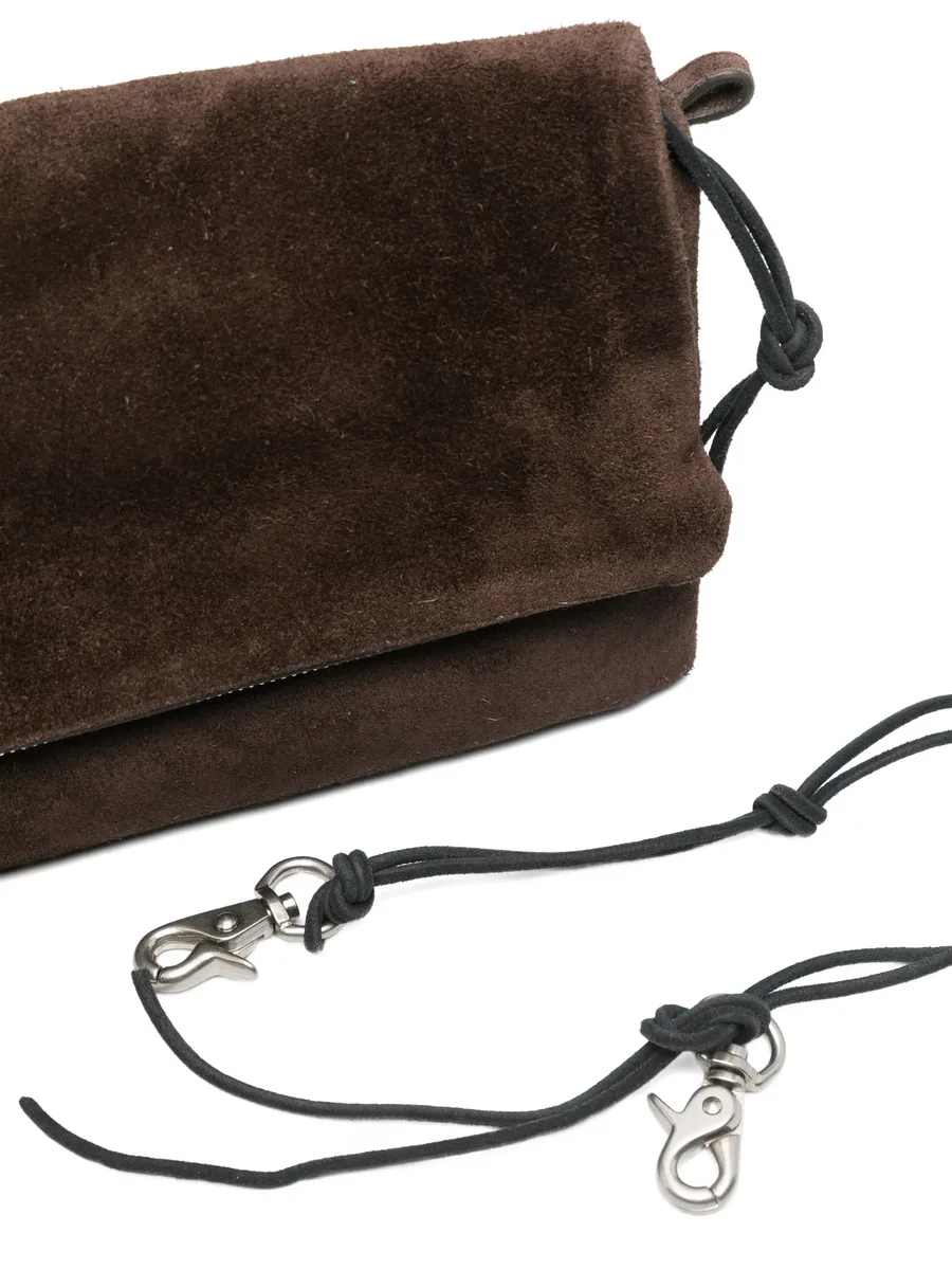 Necessity suede zip messenger bag 4
