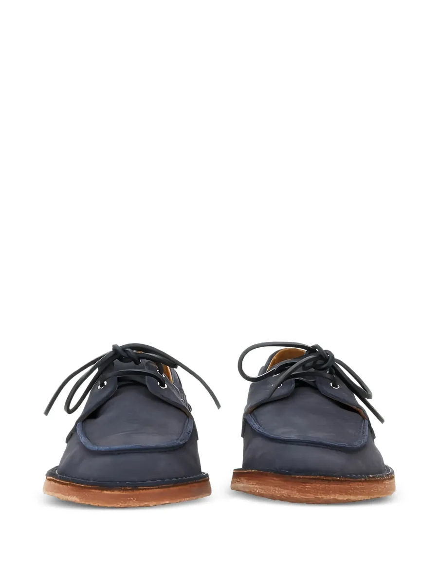 leather lace-up boat shoes 4