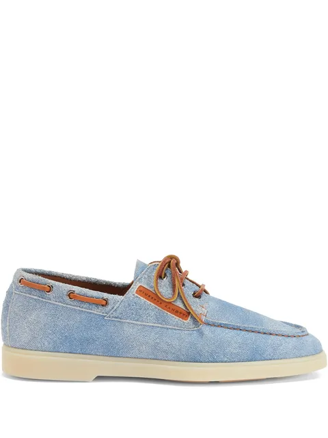 GZ-Venice denim boat shoes