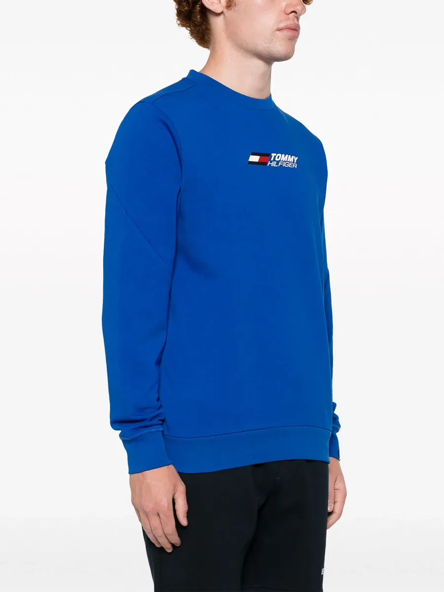 logo-print cotton sweatshirt 5