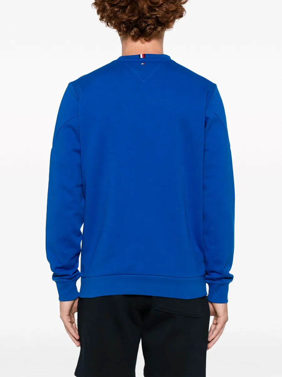 logo-print cotton sweatshirt 8