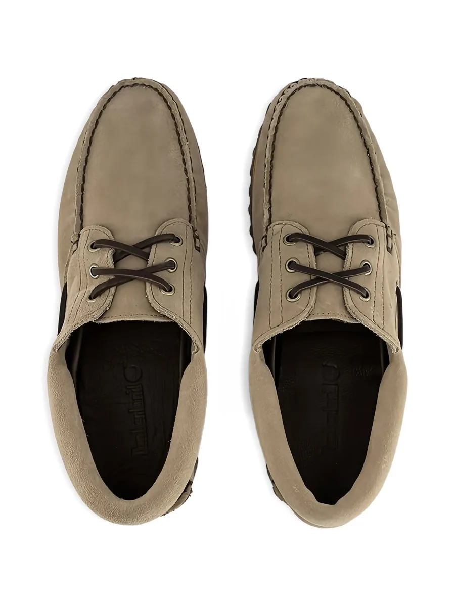 Mix Tape suede boat shoes 4