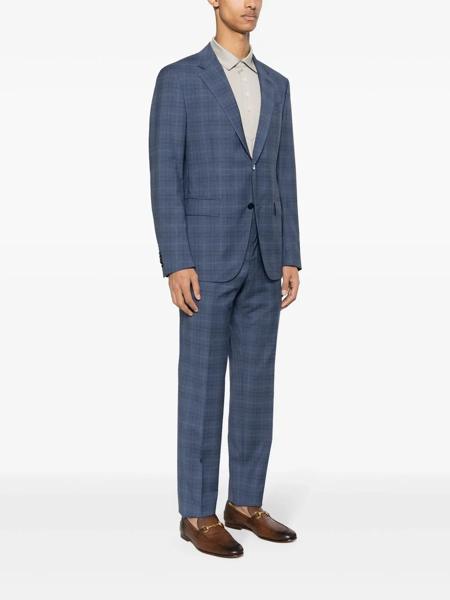 single-breasted wool suit 6