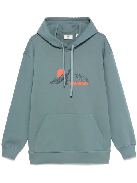 graphic-print hoodie