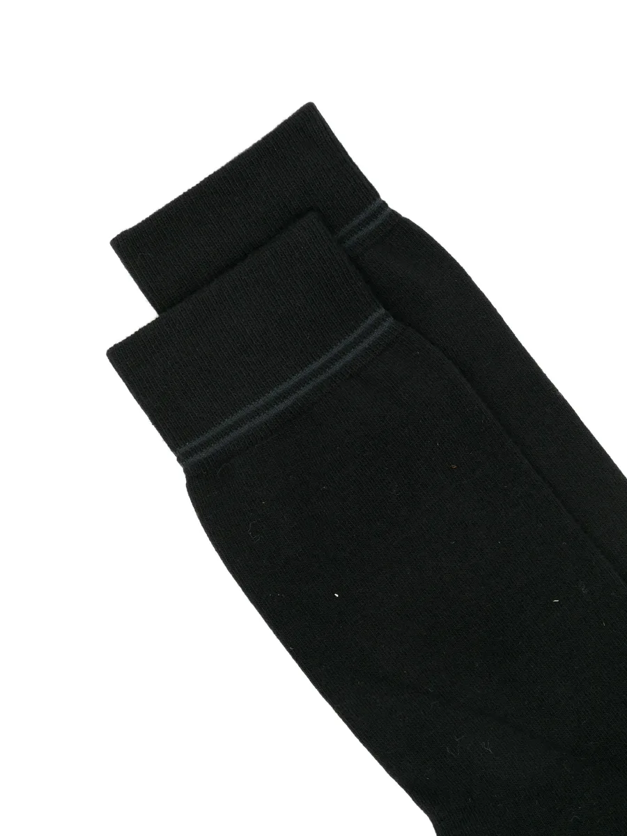 ribbed-trim socks 4