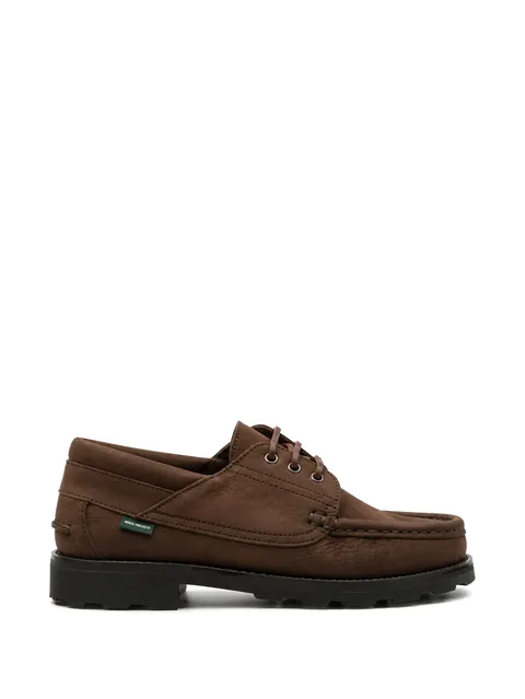 leather boat shoes