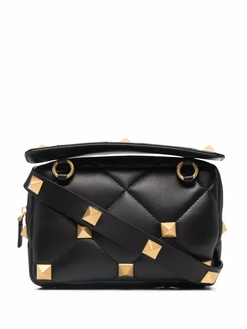 стеганый клатч с декором Rockstud