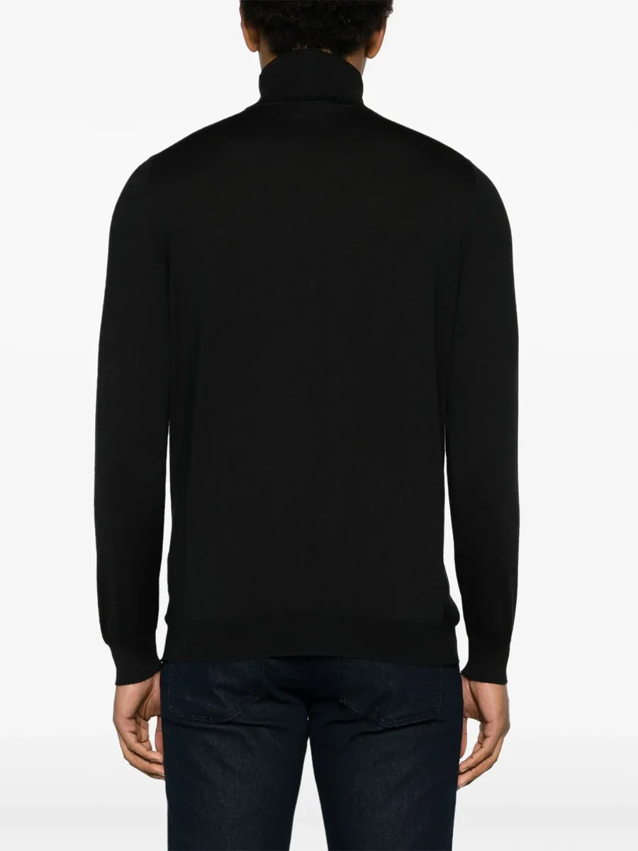 roll-neck fine-knit jumper 8