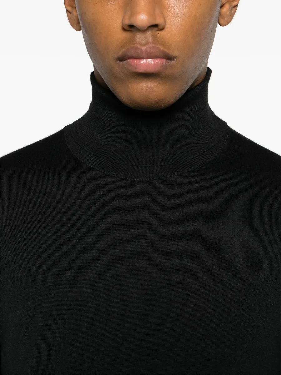 roll-neck fine-knit jumper 9