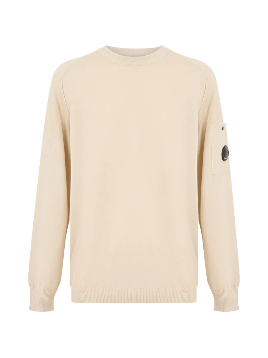 crepe-knit Lens-detail sweater 2