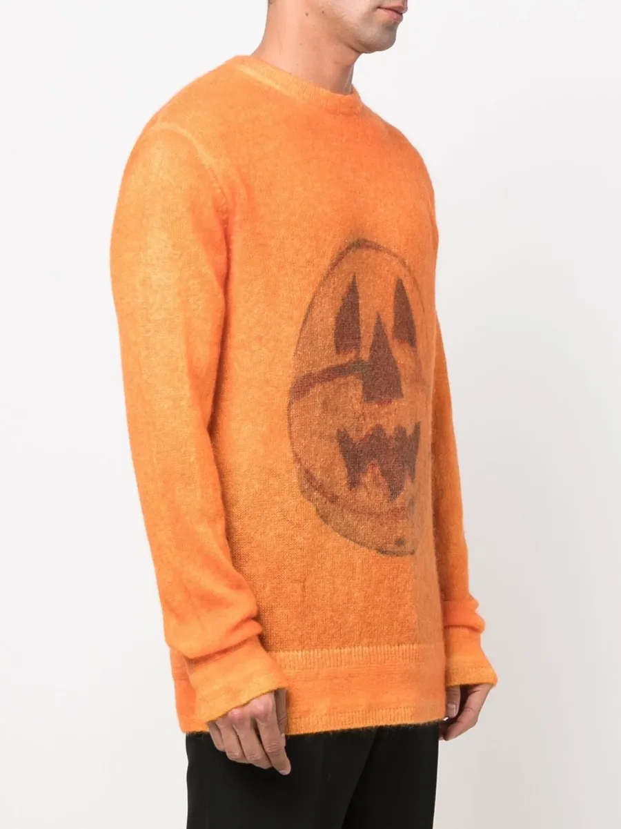 Ceramics-print crew-neck jumper 6
