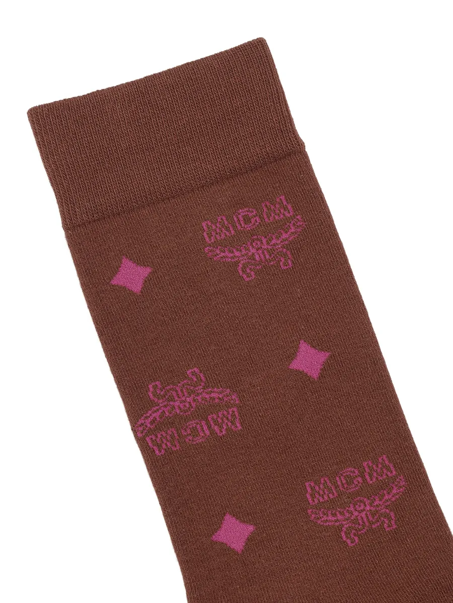 monogram knit socks 4
