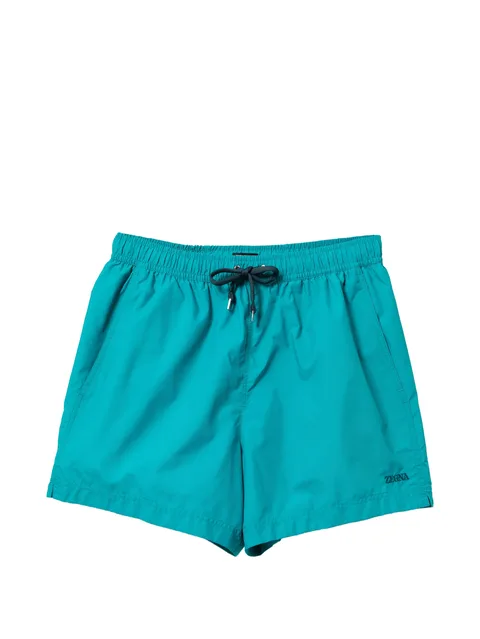 drawstring swim shorts