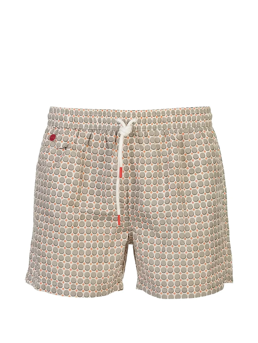 geometric-print swim shorts 2