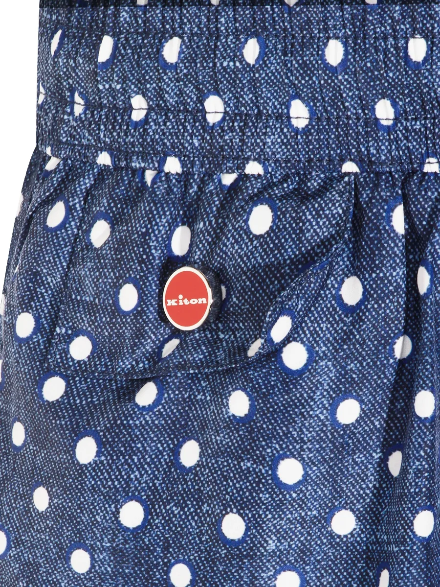 polka-dot swim shorts 5