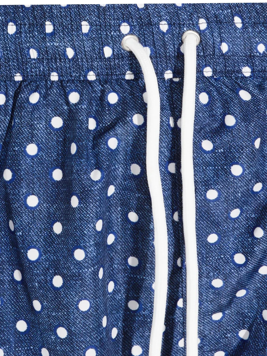 polka-dot swim shorts 8