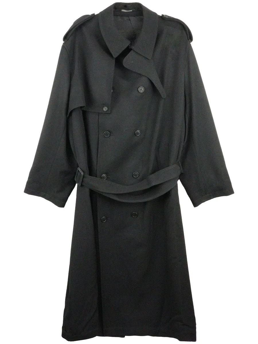 K-Chin Flap trench coat 2