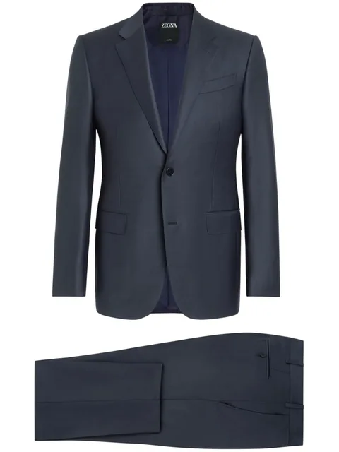 Trofeo single-breasted wool suit