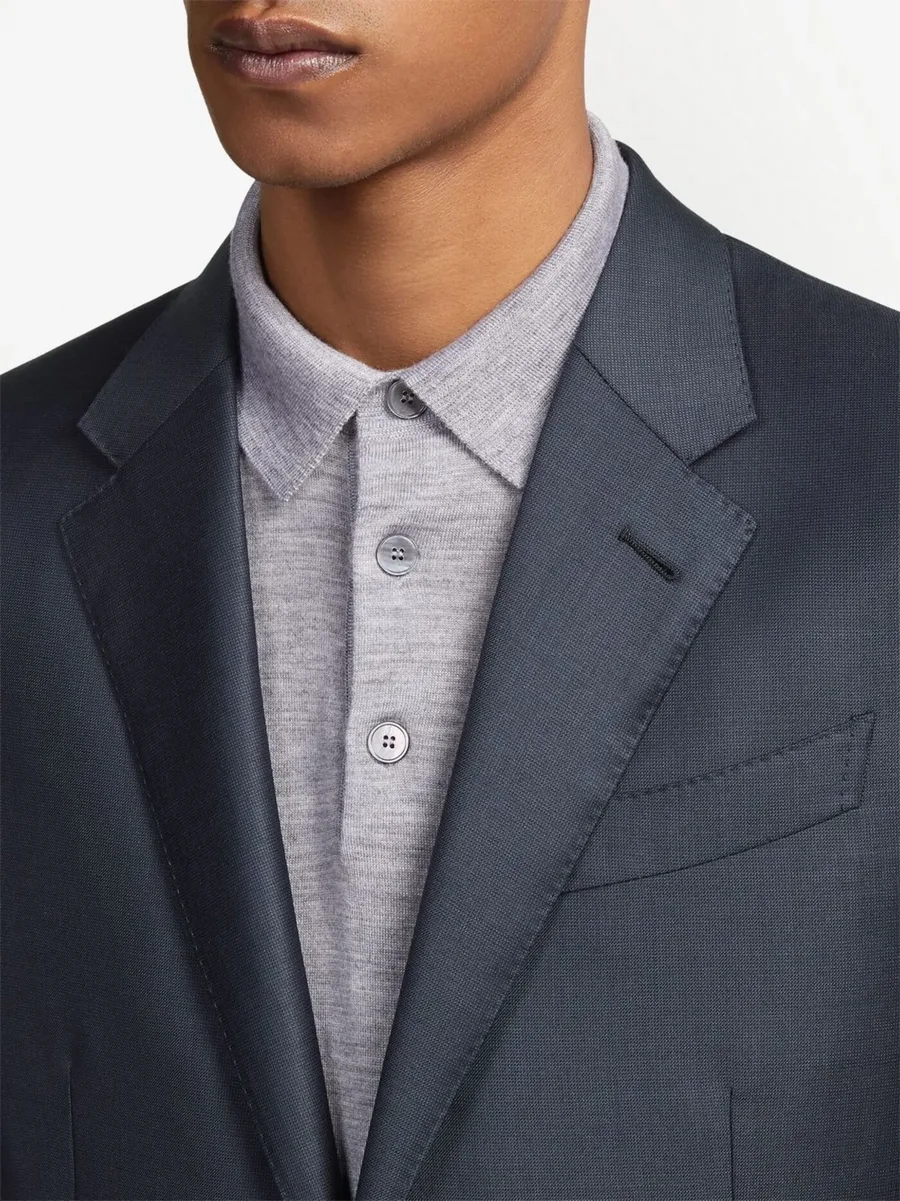 Trofeo single-breasted wool suit 10
