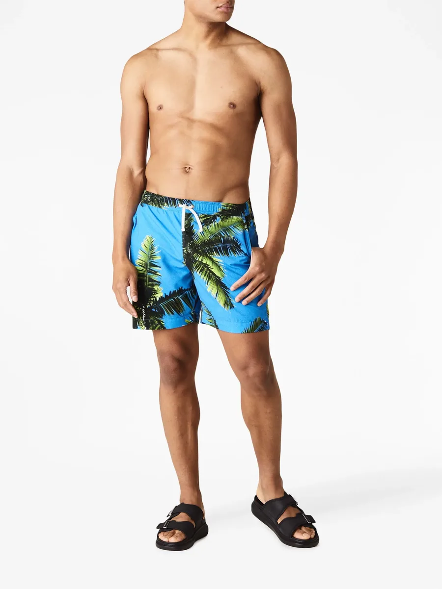 palm tree-print swim shorts 4