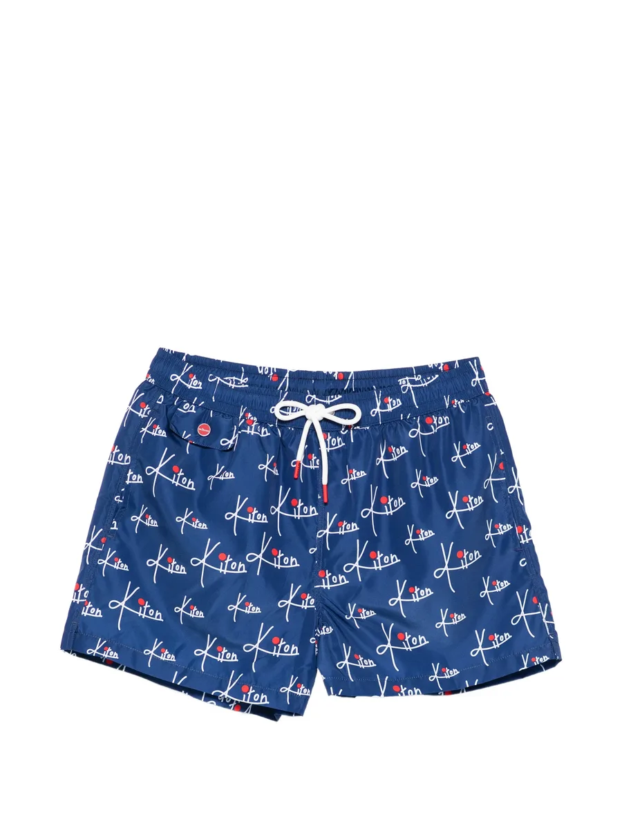 printed swim shorts 2