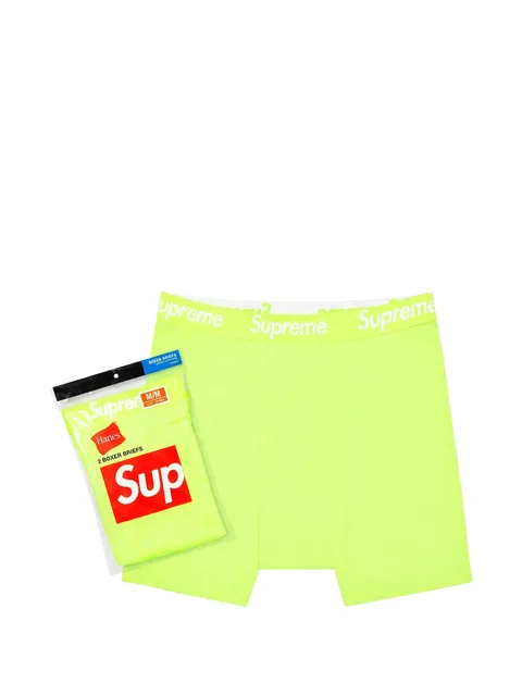 комплект из двух боксеров с логотипом из коллаборации с Hanes