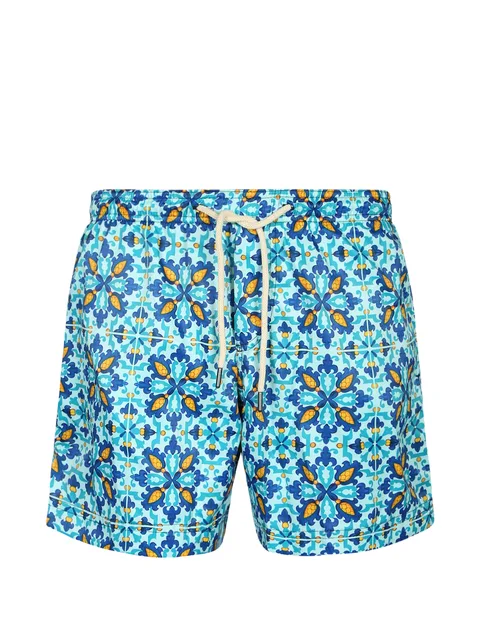 Cala Felce printed drawstring swim shorts