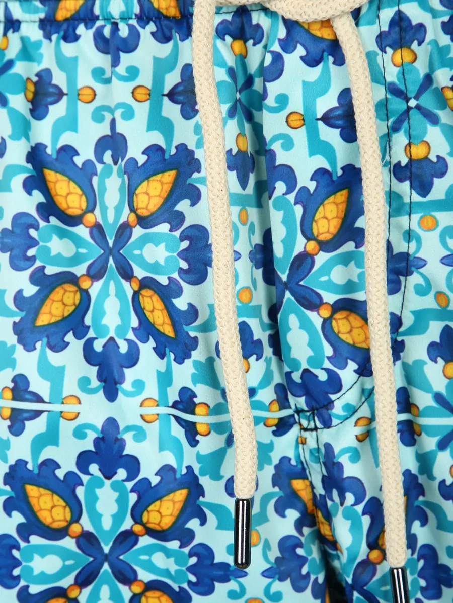 Cala Felce printed drawstring swim shorts 6