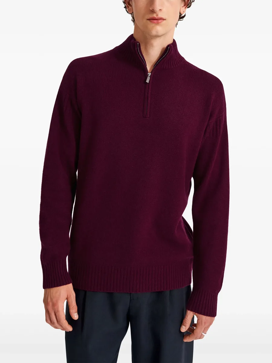 zip cashmere jumper 6