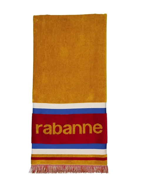 striped beach towel