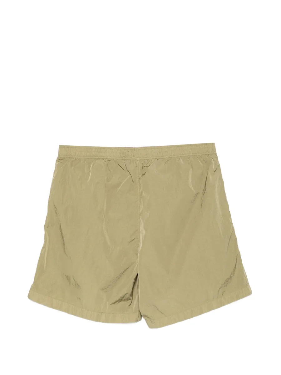 eco-chrome R logo embroidery swim shorts 4