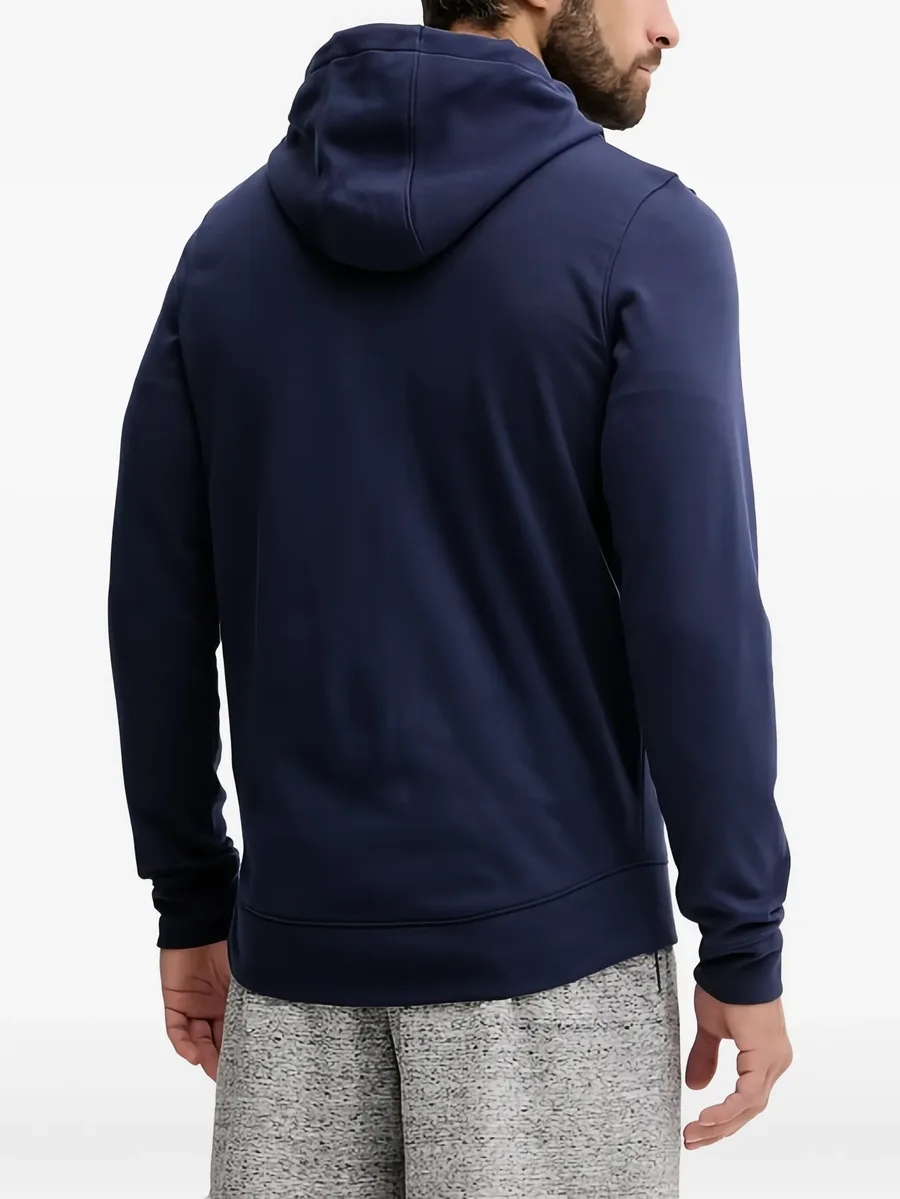 logo-detail zipped hoodie 5