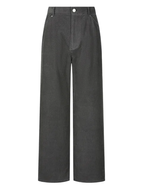 corduroy -effect trousers