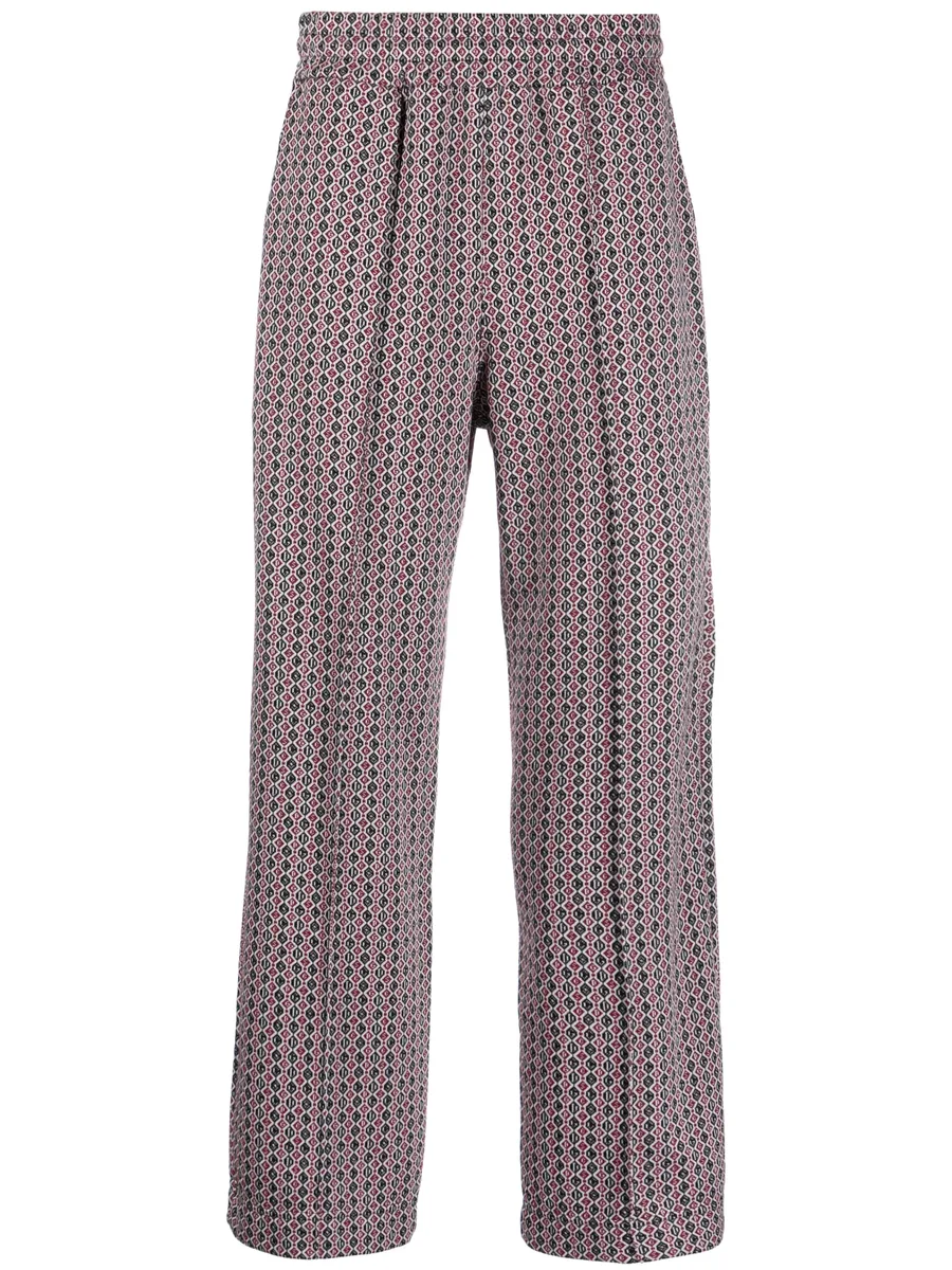 logo-jacquard track pants 2