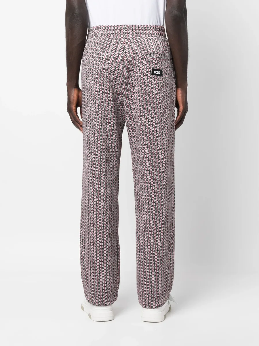 logo-jacquard track pants 8