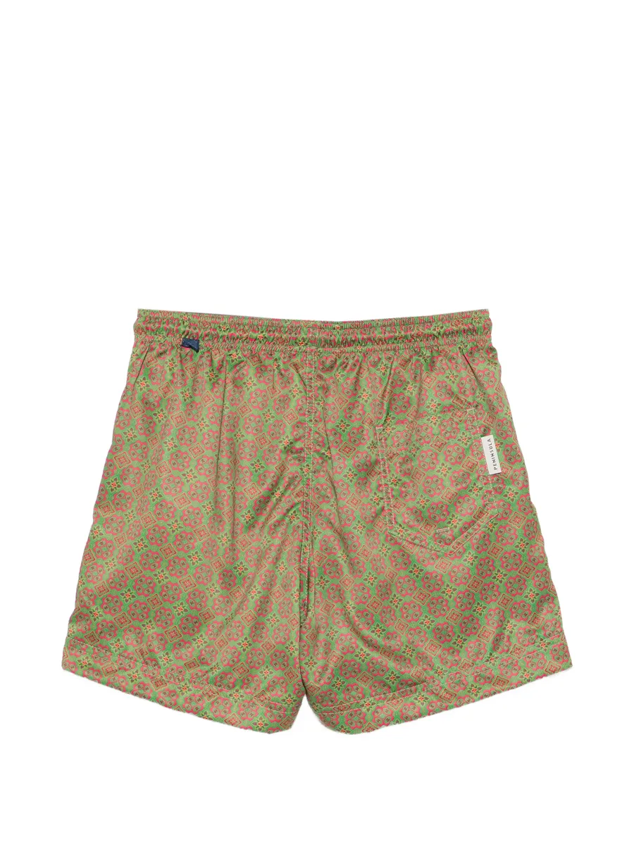 geometric-print drawstring swim shorts 4