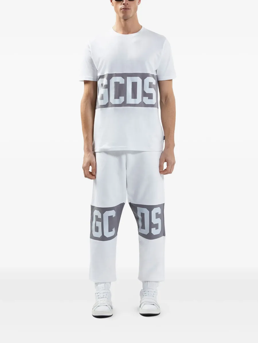 logo-print cotton sweatpants 4