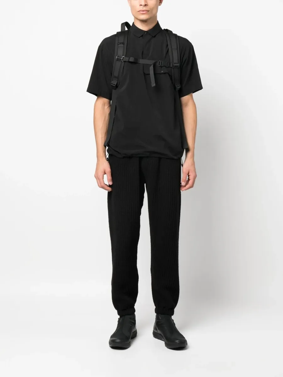 ribbed track cotton-blend pants 4