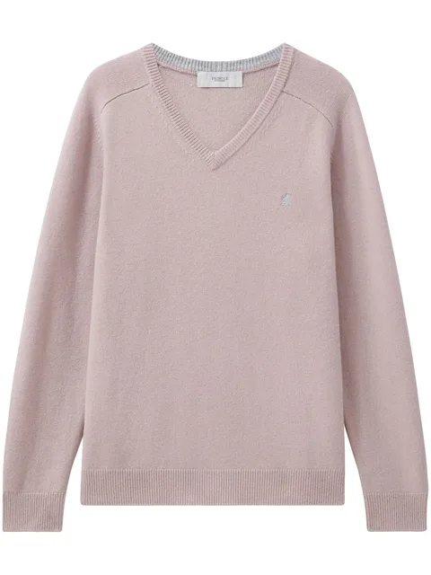 wool v-neck sweater